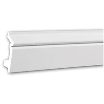 Profhome Decor - Sockelleiste Profhome 153107 Stuckleiste Zierleiste Zeitloses Klassisches Design Weiß