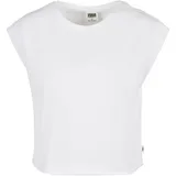 URBAN CLASSICS Ladies Organic Short Tee Weiß M