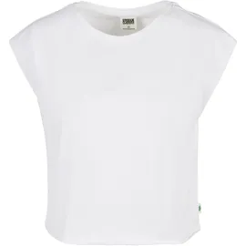 URBAN CLASSICS Ladies Organic Short Tee Weiß M