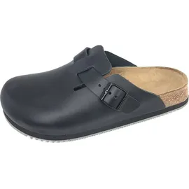 Birkenstock Boston Super Grip Naturleder schwarz schmal 41