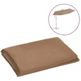 vidaXL Ersatzbezug Ampelschirm 300 cm Polyester Grün