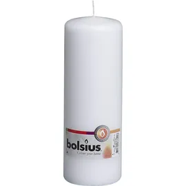 Bolsius Stumpenkerze 20 cm weiß