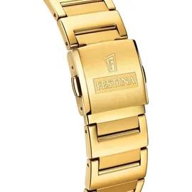 Festina F20678/4 Herrenuhr Quarz Eckig 36mm 5ATM - Gold
