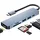 Unnderwiss USB c hub, Multi Port USB C Adapter für MacBook Pro, 6 in 1 USB C zu HDMI Hub, kompatibel mit USB C Laptops und Anderen Typ-C Geräten (4K HDMI USB3.0 USB2.0 SD/TF-Kartenleser 87W PD)