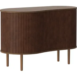 Audacious Schrank 100 cm nussbraun auf dunklen Eichenbeinen
