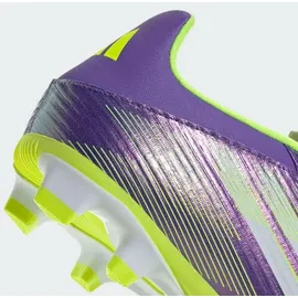 adidas F50 Club FG/MG Herren Purple Rush/Cloud White/Lucid Lemon 44 2/3
