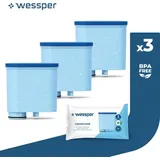 Wessper Wasserfilter kompatibel mit Philips AquaClean CA6903/10, CA6903/22, CA6903 Kalkfilter, Aqua Clean Filterpatrone für Saeco und Philips 3er-pack