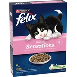 Felix 4x 1kg Junior Sensations Felix Katzenfutter trocken