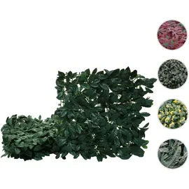 Mendler Sichtschutz Wandfliese HWC-L78 50 x 50 cm Grün Kunststoff 4 St.