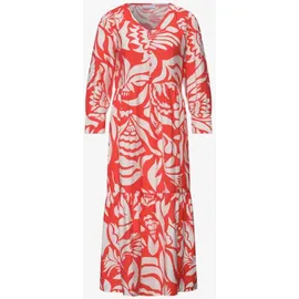 street one studio Midikleid gemustert Rot 34