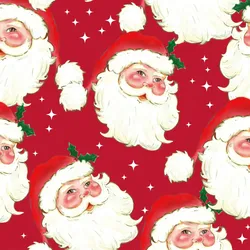 Clairefontaine Geschenkpapier Alliance 60g, Rolle 50x0,70m, Weihnachtsmann - Rot 211957C