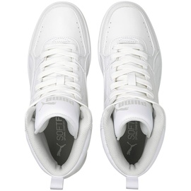 Puma Rebound Joy Mid-Top Sneaker Kinder puma white/puma white/limestone 38.5