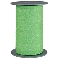 Präsent Ringelband Glitter, 10mmx100m, grün