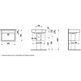 Laufen Pro A Waschtisch 60 x 48 cm (H8189520181041)