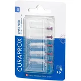 Curaprox Interdentalbürste Nachfüllpackungen CPS 18 Ortho - Für Zahnspangen & Zahnbehandlungen/Ultrafeine Filamente zur effektiven Plaqueentfernung/Lila | 5er Pack/Designed in der Schweiz