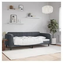 vidaXL Tagesbett 100 x 200 cm Dunkelgrau