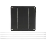 Solarpanel-ventilator Aus Monokristallinem Silizium Für Wohnmobile, Yachten, Gewächshäuser, Haustierhäuser, Hühnerställe, Badezimmer, 5 W, 6 V