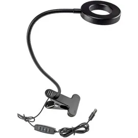 ChiliTec LED Klemmleuchte mit USB-Betrieb 40cm Schwanenhals dimmbar