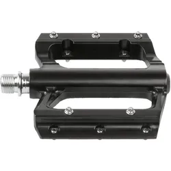 M-Wave Flat Fahrradpedal BMX Fahrrad Pedale Aluminium Flat Pedal 9/16" Achse Singlespeed Mountainbike Plattformpedale