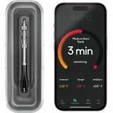 Chef iQ Drahtloses Smart Fleischthermometer mit ultradünner Sonde, Bluetooth Fleischthermometer Unbegrenzte Reichweite Digitales Lebensmittelthermometer für Fernüberwachung