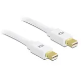DeLock Mini DisplayPort Kabel 1,5 m Weiß