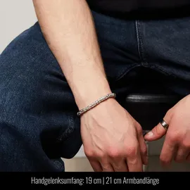 Unique Königsarmband Silber KA0050 Größe 19 cm