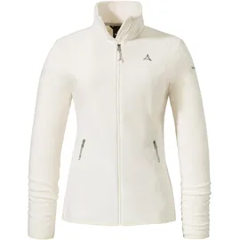 Schöffel Damen Fleece Jk Style Ash WMS, leichte Fleecejacke aus wärmendem Tecnopile, schnelltrocknende Outdoorjacke mit 2-Wege-Stretch, whisper white, 38