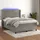 vidaXL Boxspringbett 140 x 200 cm Hellgrau