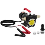 MSW Ölabsaugpumpe Dieselpumpe 40 l/min 12 V selbstsaugend Heizölpumpe Ölpumpe 155 W schwarz