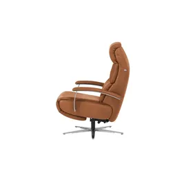 Hukla Relaxsessel Florian Leder 73 x 115 x 91 cm Orange elektrisch