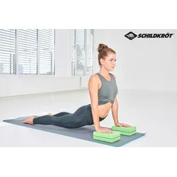 SCHILDKRÖT FITNESS YOGA BLOCK (Schaumstoff, green-grey) KEINE FARBE 