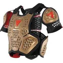 Dainese MX1, Protektorenweste Level-1/2 - Schwarz/Kupfer/Rot - XXS-M