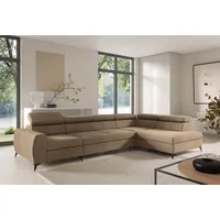 Fun Möbel Ecksofa Schlafsofa Sofa TORONTO XL Stoff Element