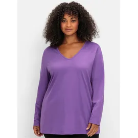 sheego T-Shirt Lila 56/58
