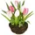 I.GE.A. Kunstblume I.GE.A. "Tulpe", rosa, B:13cm H:25cm L:13cm, Kunstpflanzen, Im Weidenest, Blume Papageientulpe Blüte Osterdeko