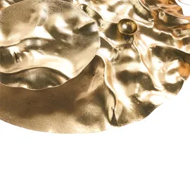 Beliani Wandobjekt CALRY Metall 43 cm Gold
