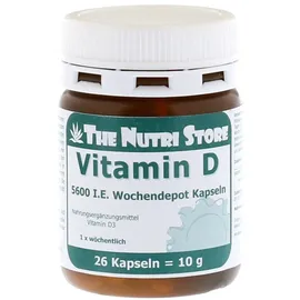 Hirundo Products Vitamin D 5600 IE Wochendepot Kapseln 26 St.