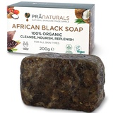 PraNaturals Afrikanische Schwarze Seife