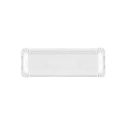 Hos Pappteller, rechteckig 1 Karton = 6 Packungen à 250 Stück, 11 x 24 cm