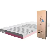 TULENA NOX Matratze 120x200 Komfortschaum weich H1 + H2 Basic 14 cm Probeschlafen inkl. Wendematratze Antibakterieller Bezug mit Reißverschluss