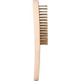 BRILLIANT TOOLS Messing Drahtbürste, 4-reihig, 290 mm (BT706009)