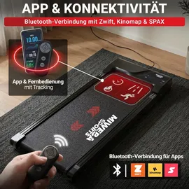 MIWEBA Walking Pad Schwarz