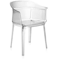 Kartell - Papyrus Armlehnstuhl, glasklar