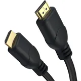 helos HDMI-Kabel HDMI männlich zu HDMI männlich 2 m Schwarz