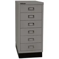 BISLEY MultiDrawer Schubladenschrank 38 x 28 x 67 cm Silber