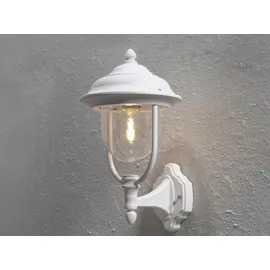 Konstsmide Außenwandleuchte weiß 43,0 cm inkl. Bewegungsmelder