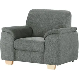 Smart Relaxsessel Valencia Mikrofaser 116 x 90 x 93 cm Grau