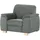 Smart Relaxsessel Valencia Mikrofaser 116 x 90 x 93 cm Grau