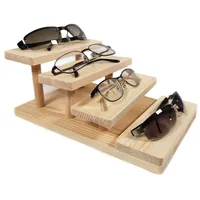 Yudu Brillenetui Brillenständer Verkaufsständer Brillenhalter mit Plattformen