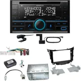 Kenwood DPX-7300DAB Bluetooth DAB CD USB Einbauset für Hyundai i30 GD GDH